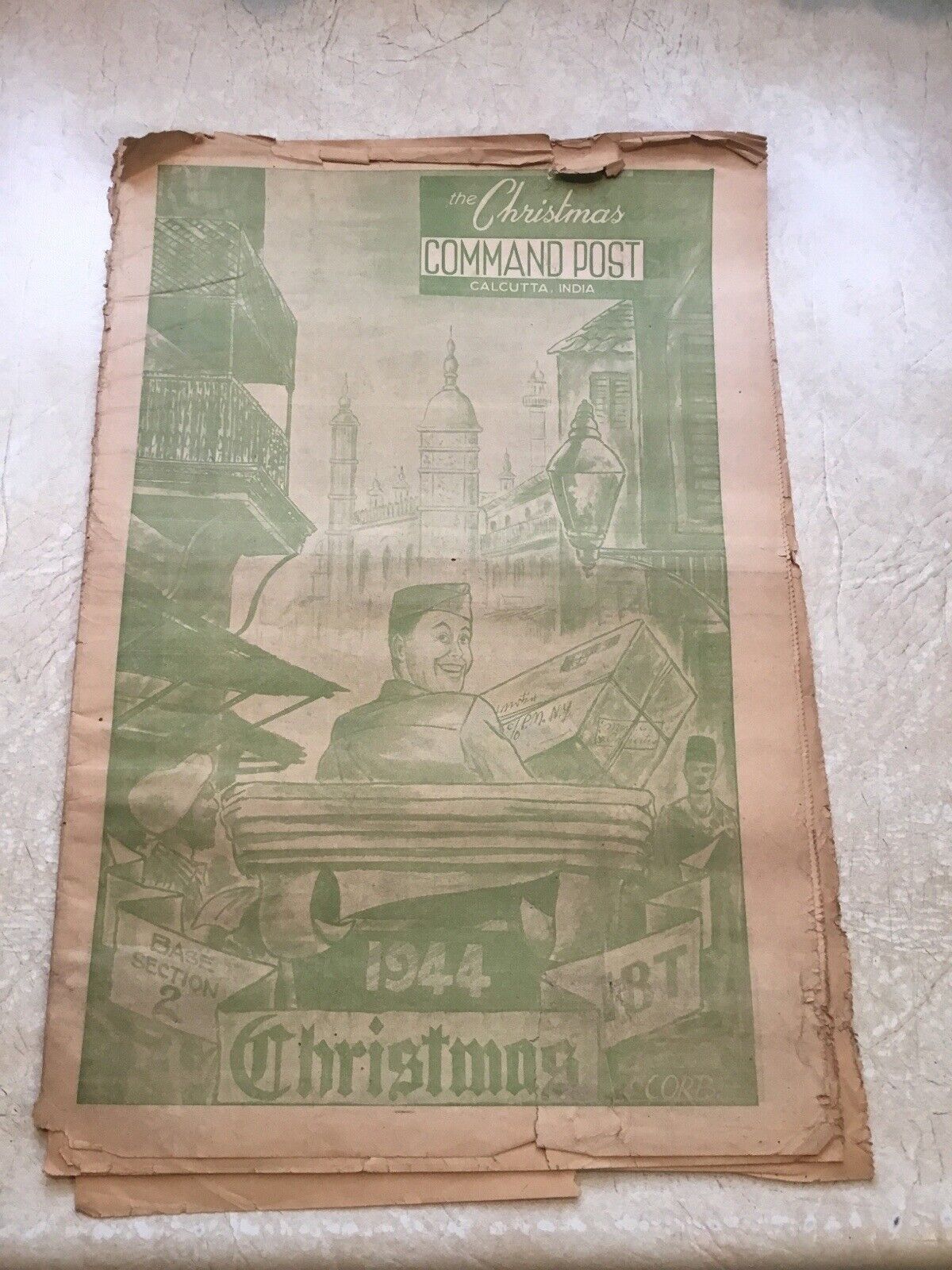 SOLDIERS Newspapers  COMMAND POST US THE CHRISTMAS 1944 AFRICAN AMERICAN
