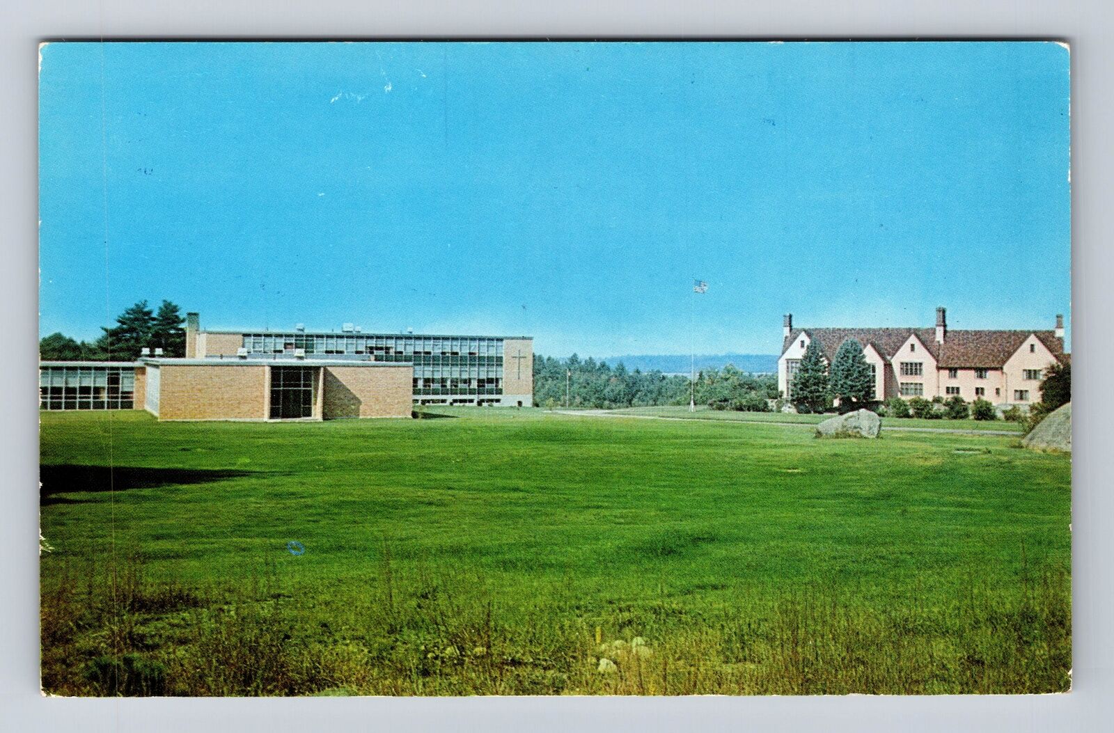 Windham ME-Maine, Mercy Hall, Xavier Hall, Antique, Vintage Souvenir Postcard