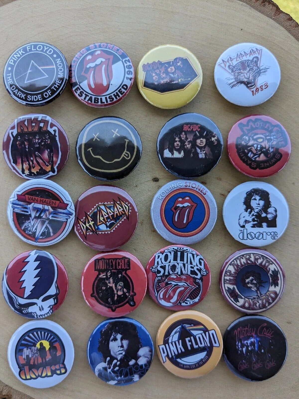 80\'s Post Punk Retro New Wave Music Rock Band Pinback Buttons 1\