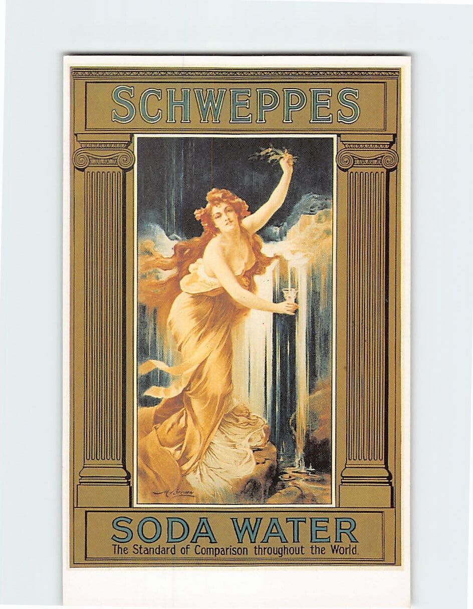 Postcard The Standard of Comparison throughout the World Schweppes Soda Water