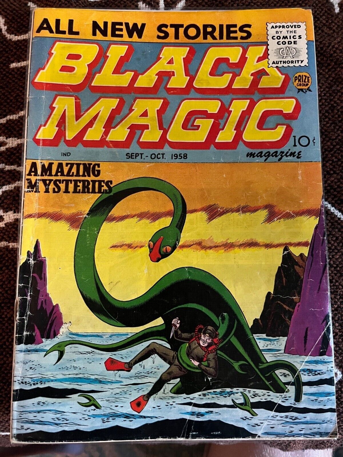 Black Magic #40 September 1958 Silver Age Complete 10 Cent Prize Group Comic 