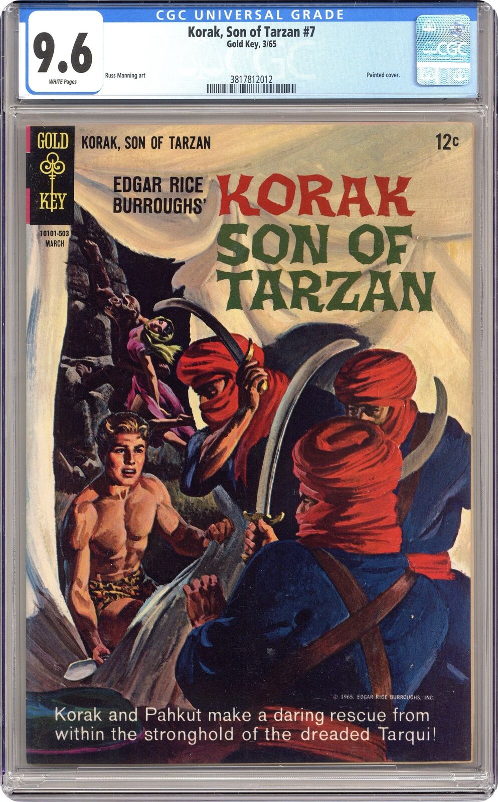 Korak Son of Tarzan #7 CGC 9.6 1965 3817812012