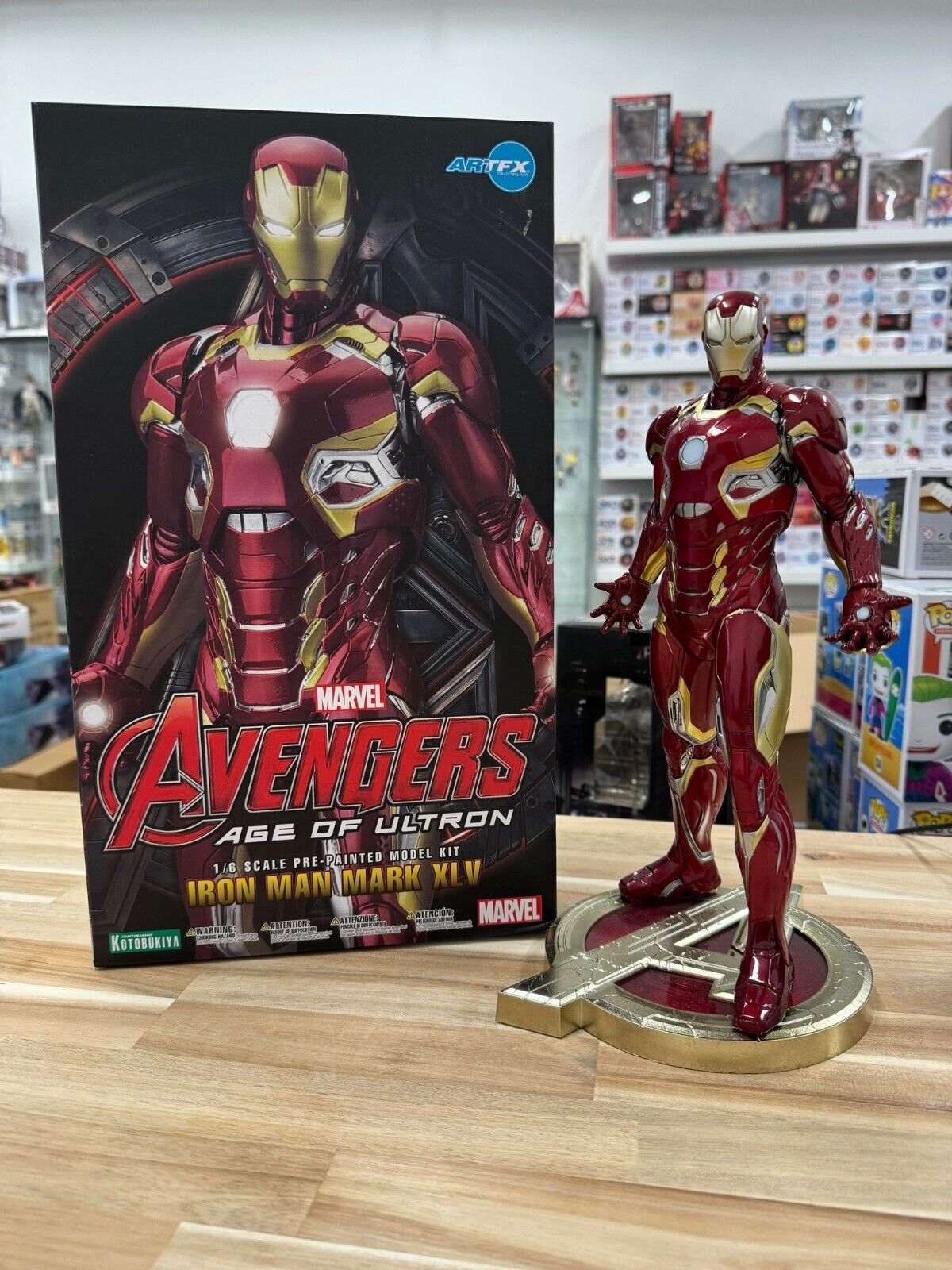 Kotobukiya Artfx+ - Avengers Age Of Ultron - Iron Man Mark XLV 1/6 Scale