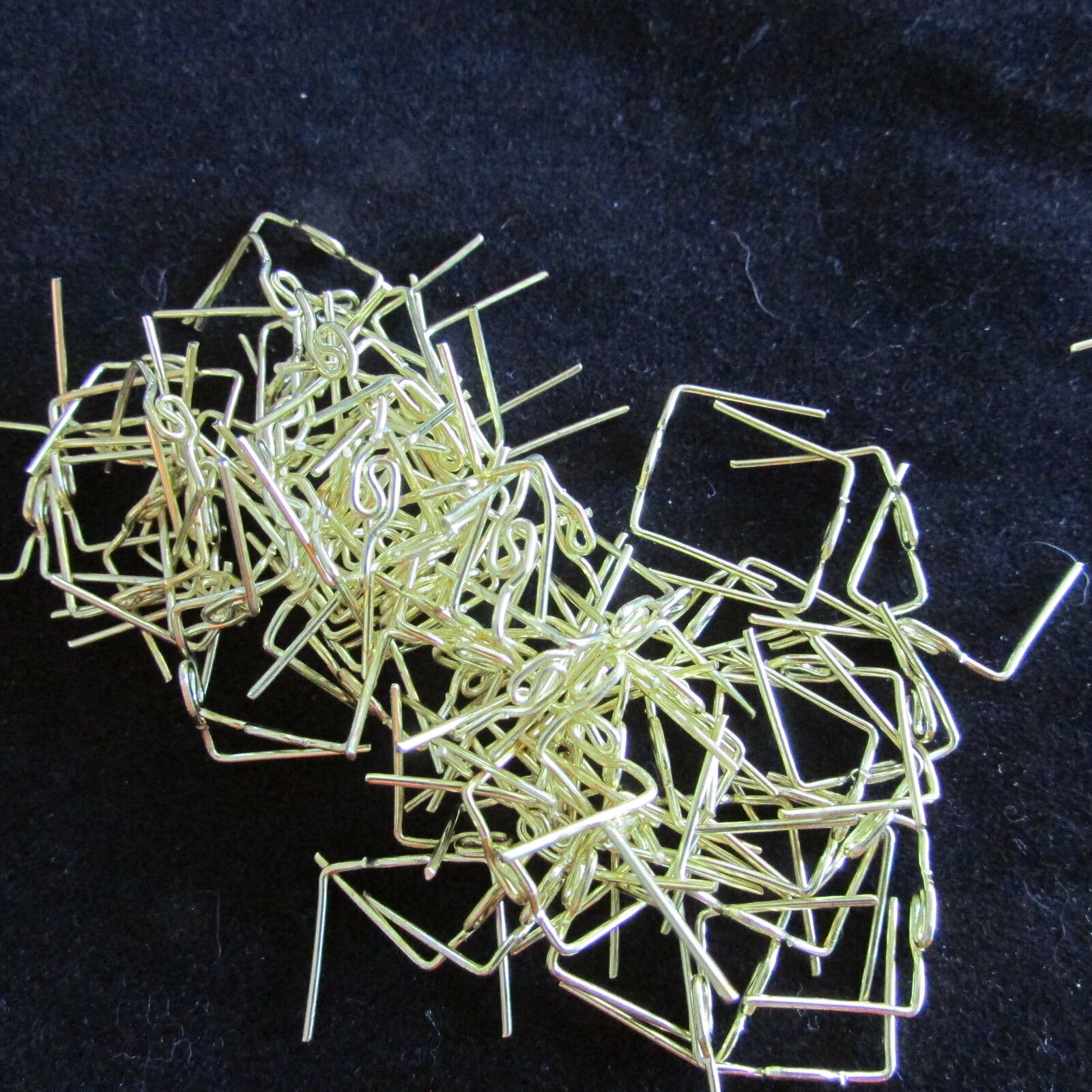 1000 TWIST CONNECTOR PINS 33 mm BRASS CHANDELIER PARTS LAMP CRYSTAL PRISM BEAD  