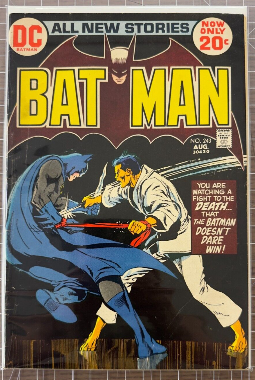 Batman #243 Classic Neal Adams Cover Lazarus Pit DC Comics 5.0-6.0