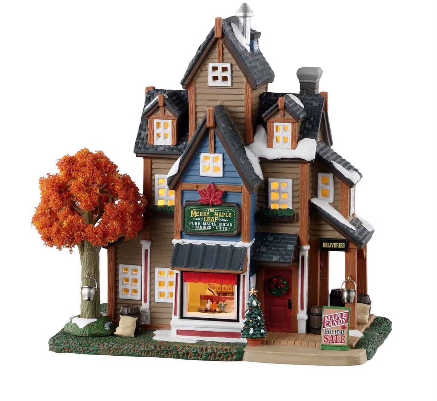 Lemax The Maple Leaf #35053 Lighted Harvest Crossing Building Brand New