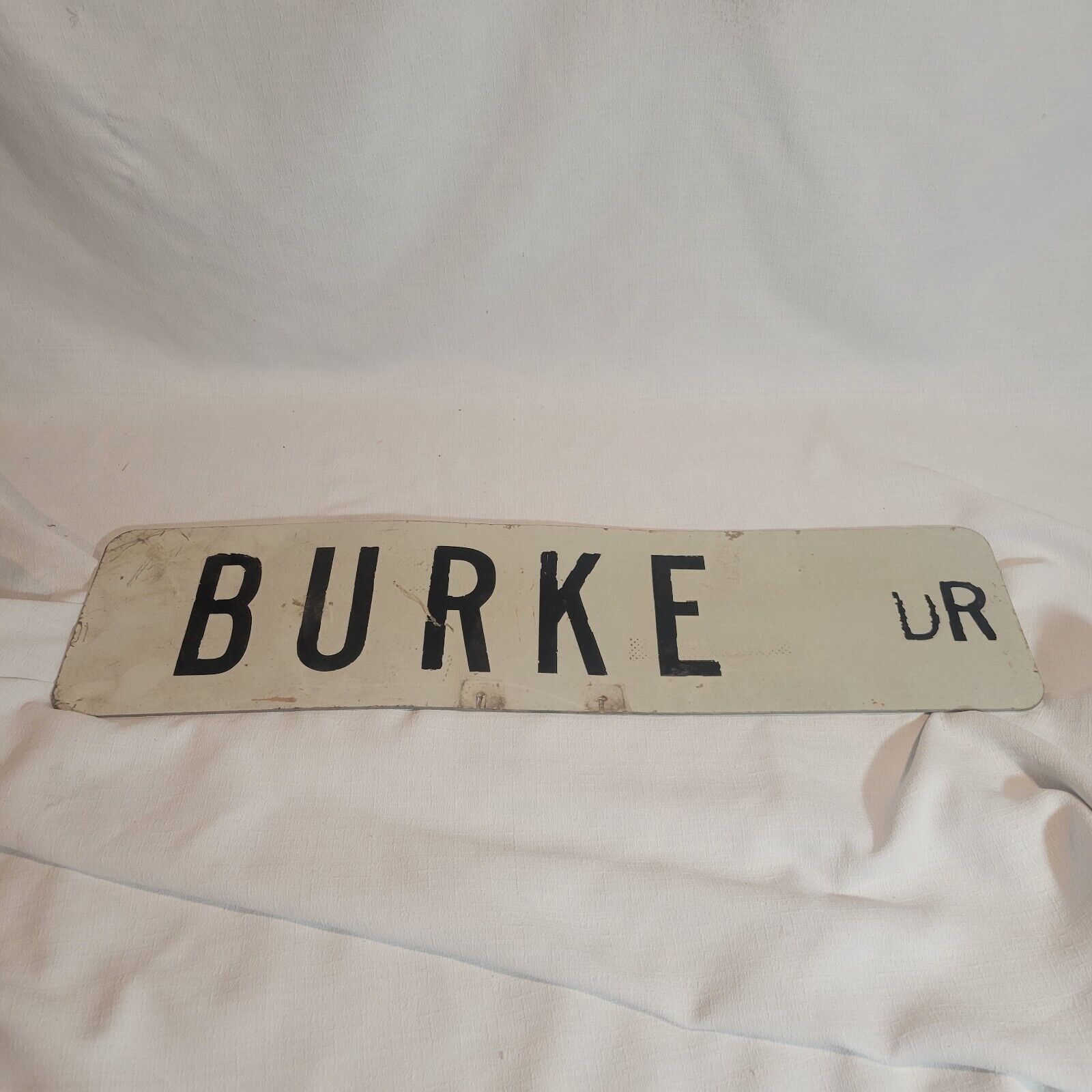 Authentic Retired Road Street Sign (Burke) 24x6
