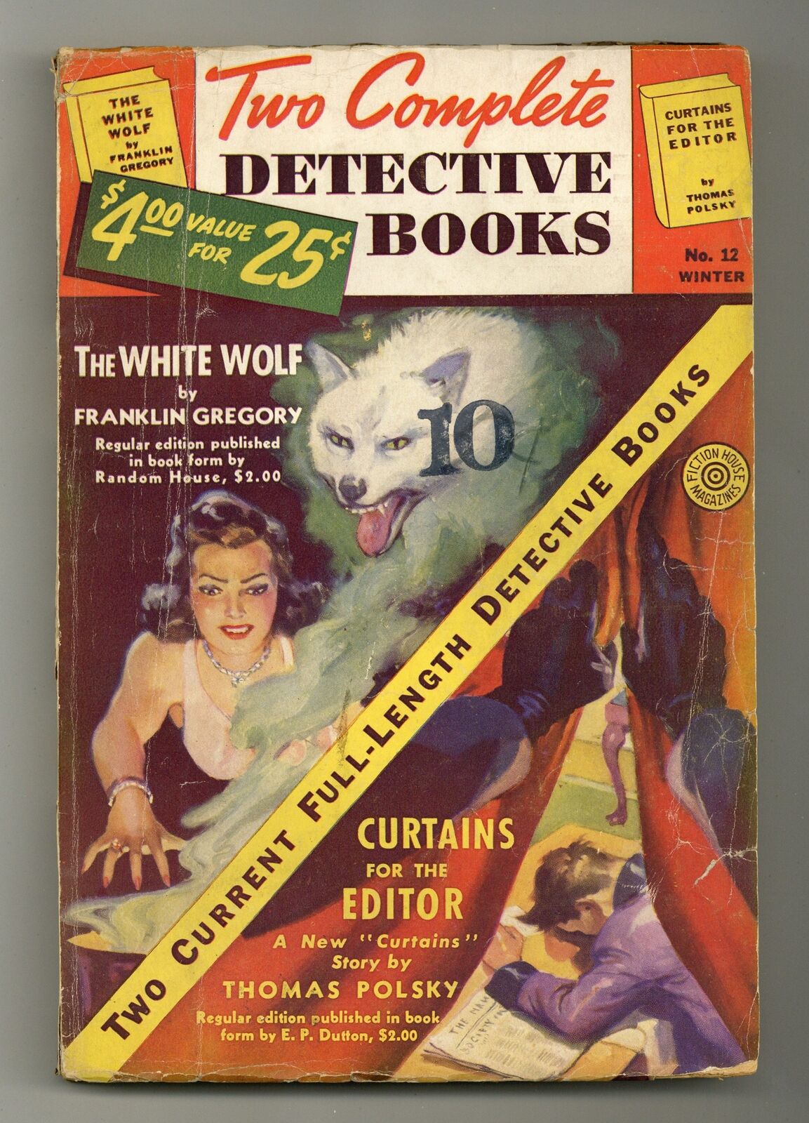 Two Complete Detective Books Pulp Dec 1941 #12 FR 1.0