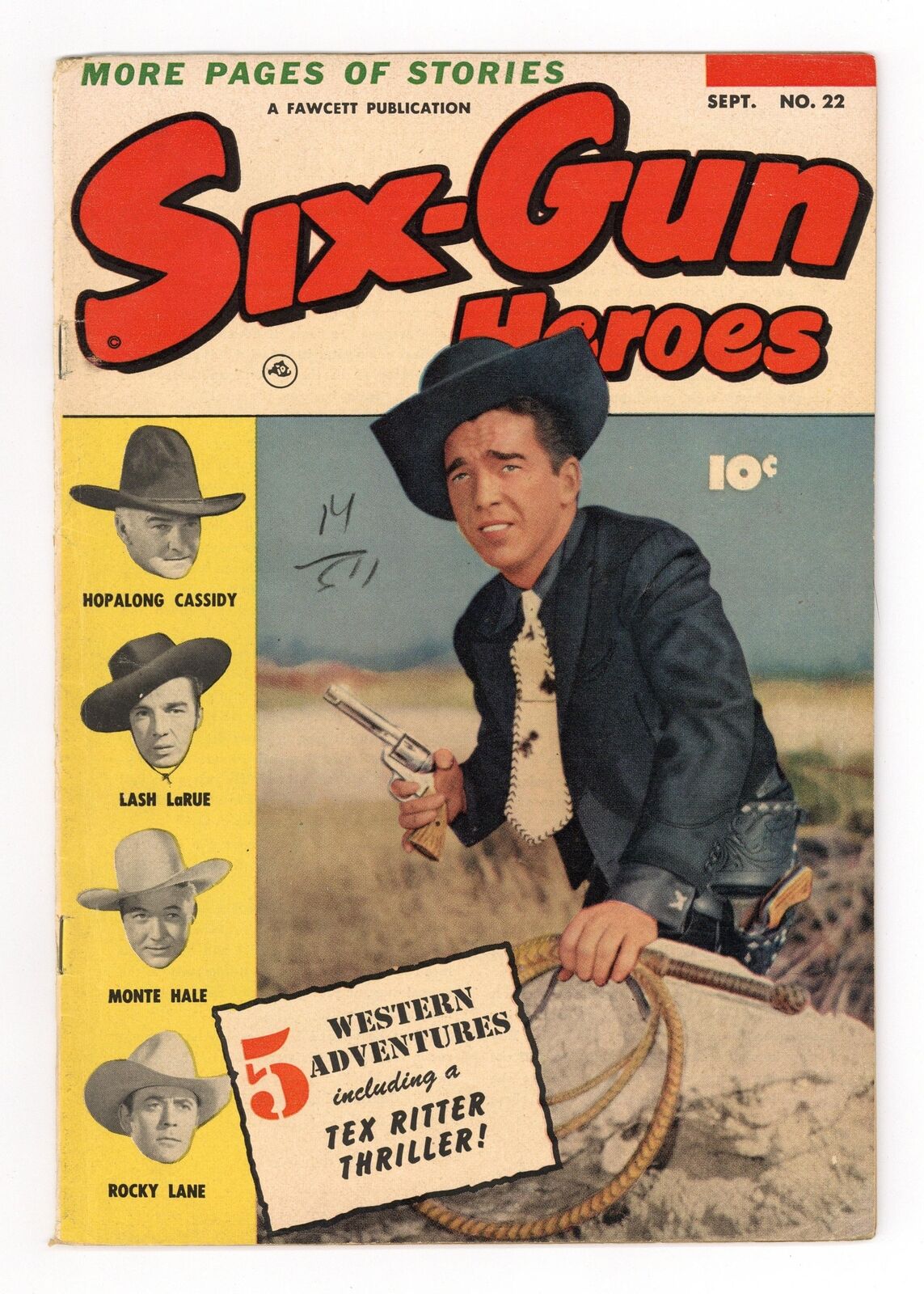 Six-Gun Heroes #22 VG 4.0 1953