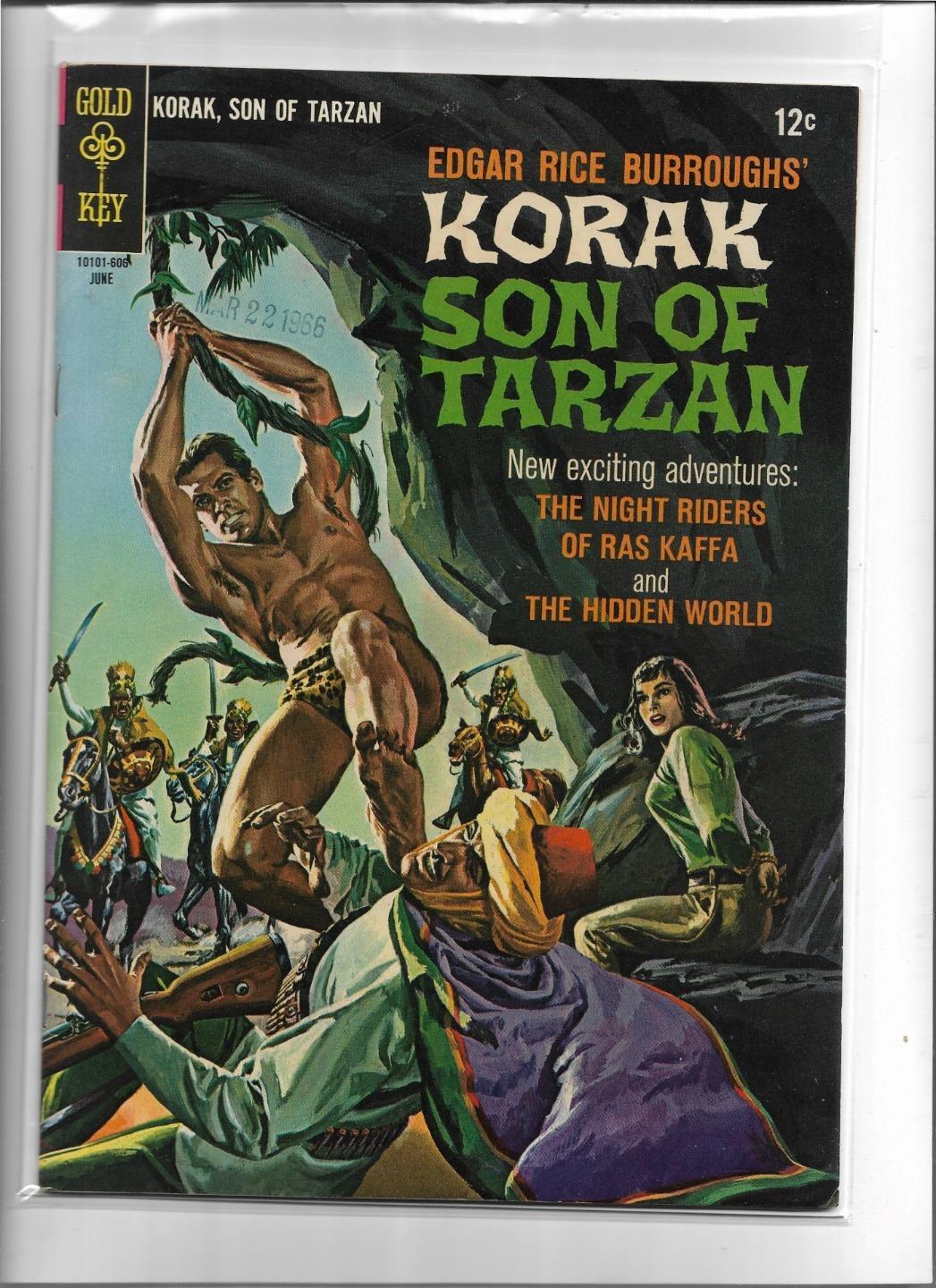 EDGAR RICE BURROUGHS KORAK SON OF TARZAN #13 1966 VERY FINE+ 8.5 4525
