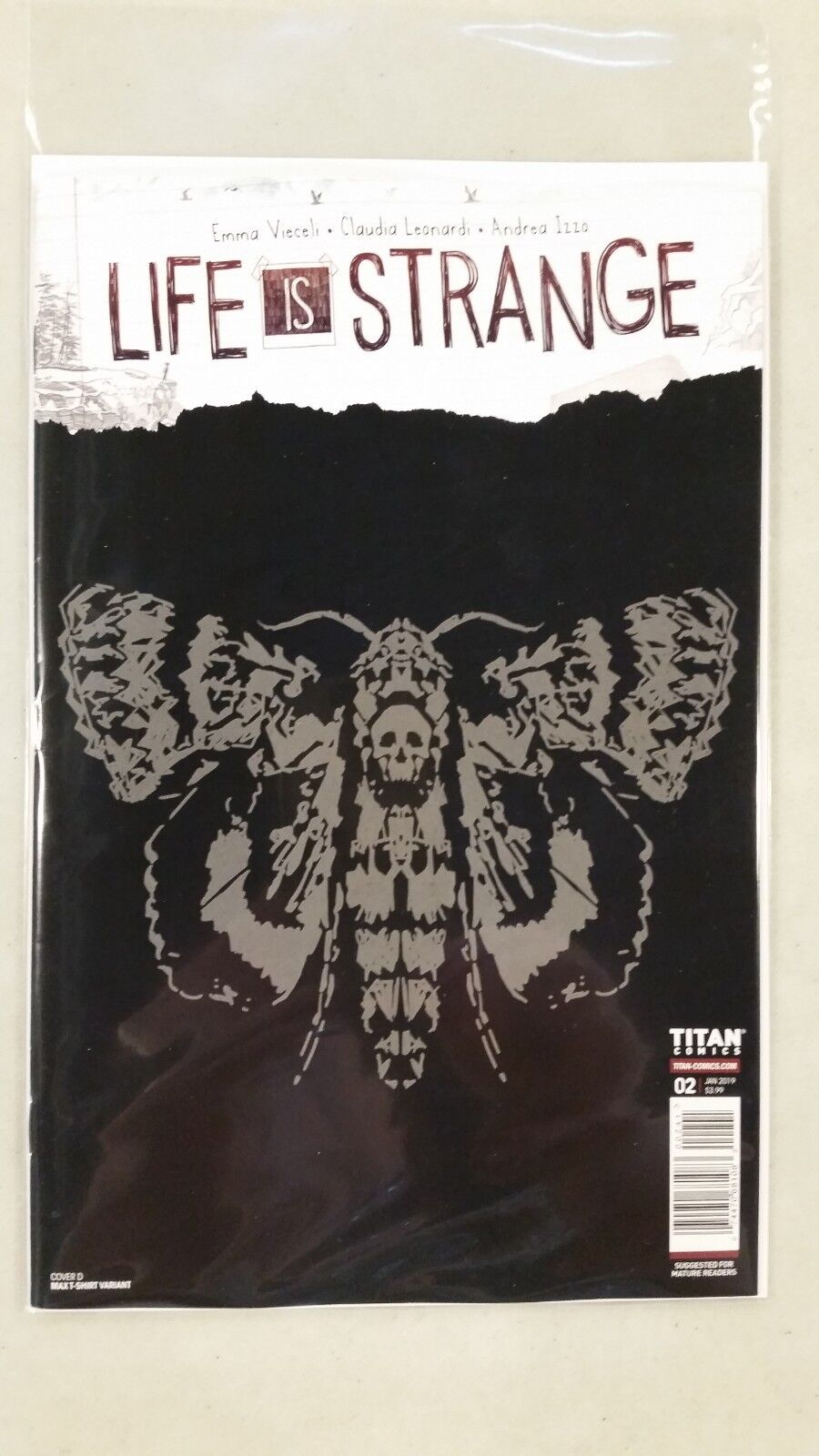 Life Is Strange #2 t-shirt Variant Titan Comics 1st Print 2019 NM