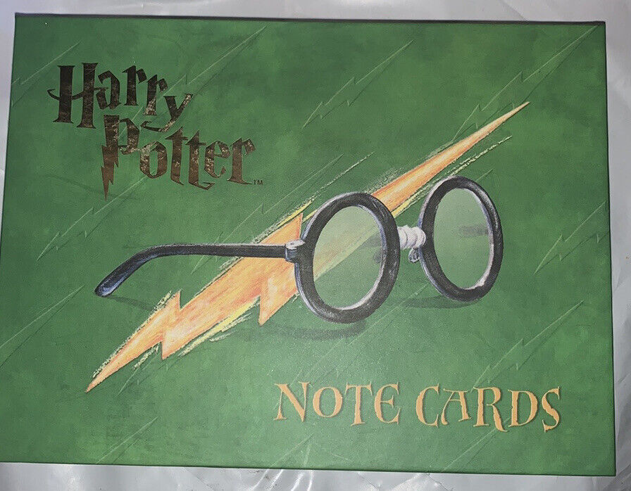 VTG Harry Potter Boxed Set 18 Note Cards & Envelopes 3 Different Designs 2002