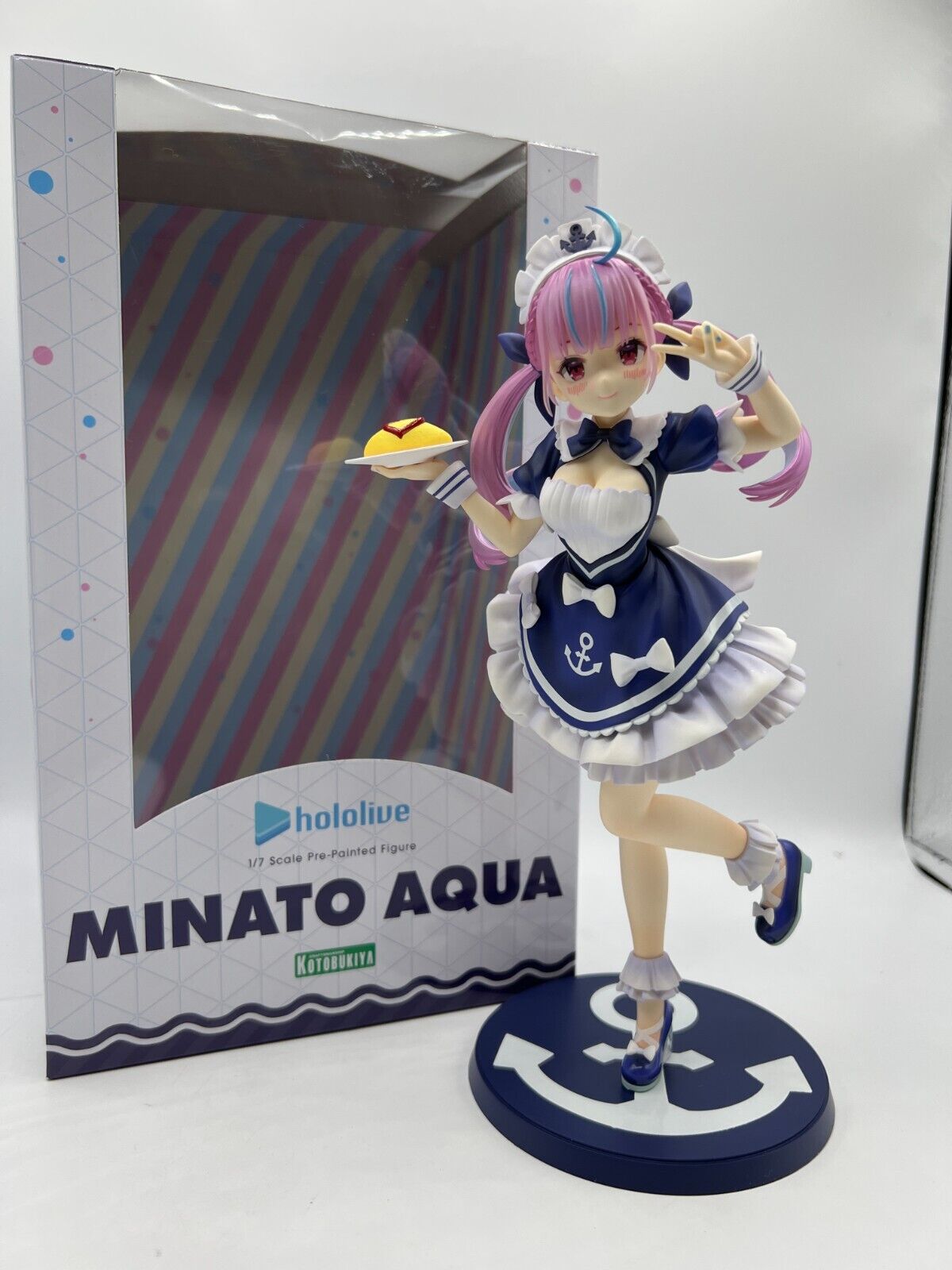 Hololive Production Aqua Minato Maid 1/7 Scale PVC Figure PV100 Kotobukiya Japan