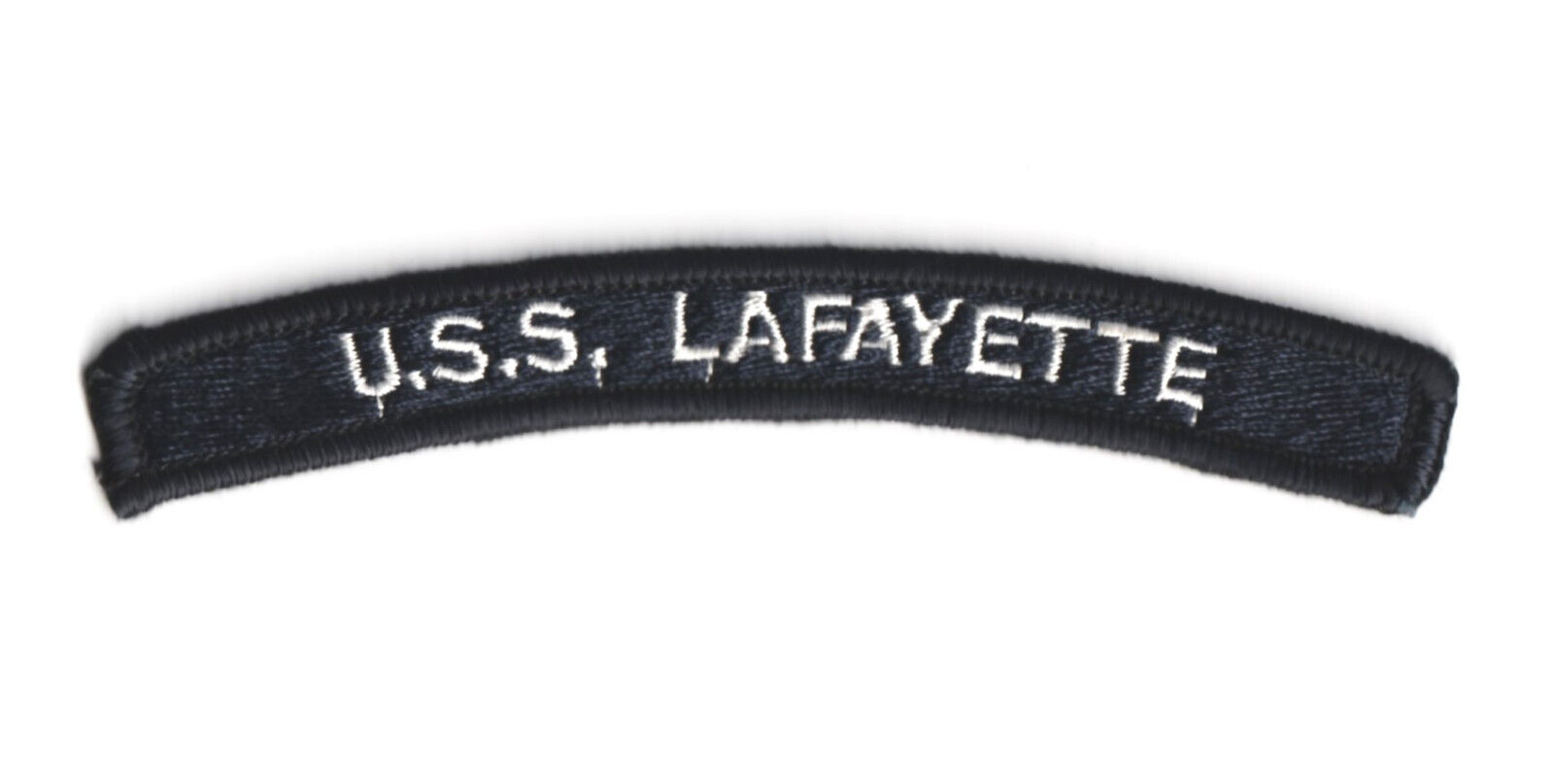 U.S.S. Lafayette-Navy Ship Patch-Shoulder Tab USN Military Rocker USS Insignia