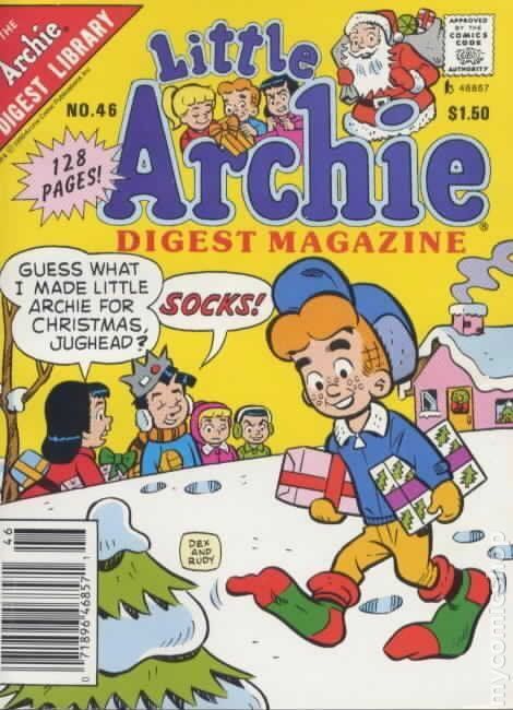 Little Archie Comics Digest Annual #46 VG 4.0 1991 Stock Image Low Grade