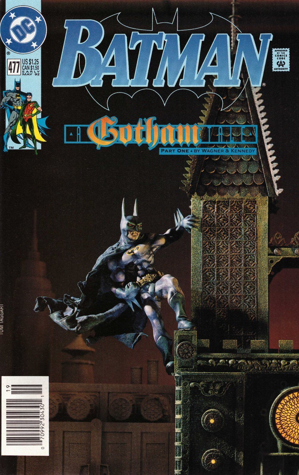 Batman #477 Newsstand Cover (1940-2011) DC Comics