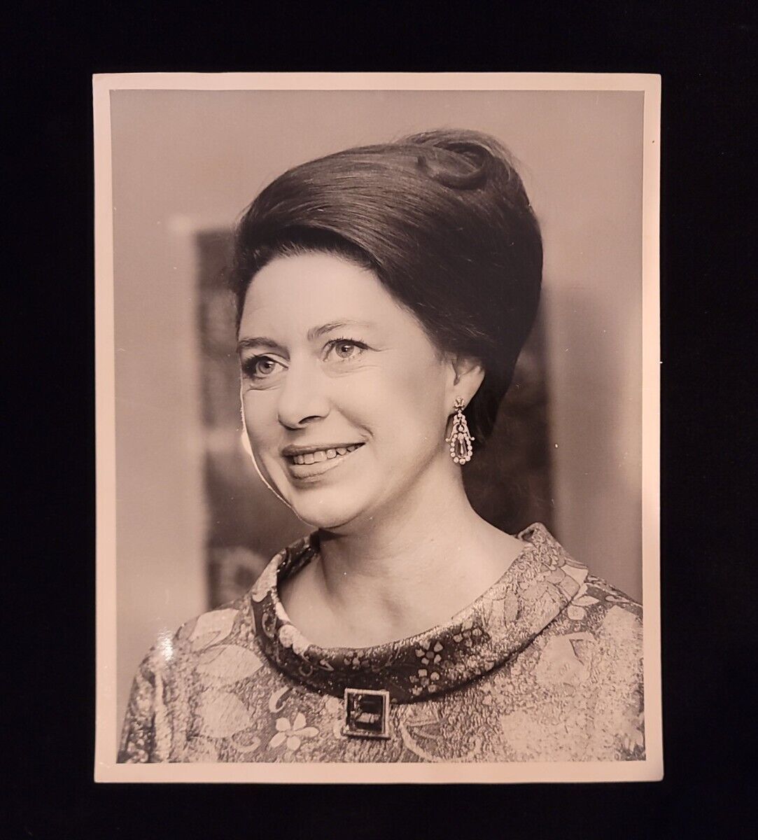 Rare Royalty 1971 Antique Original Press Photograph HRH Princess Margaret Photo
