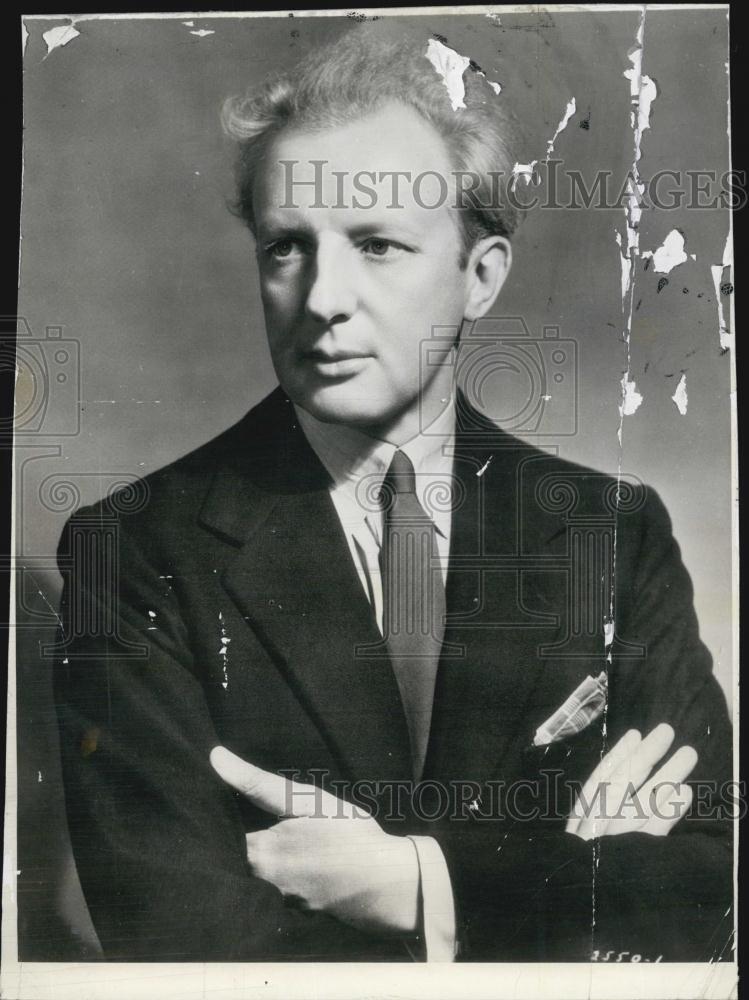 1937 Press Photo Noted conductor Leopold Stokowski