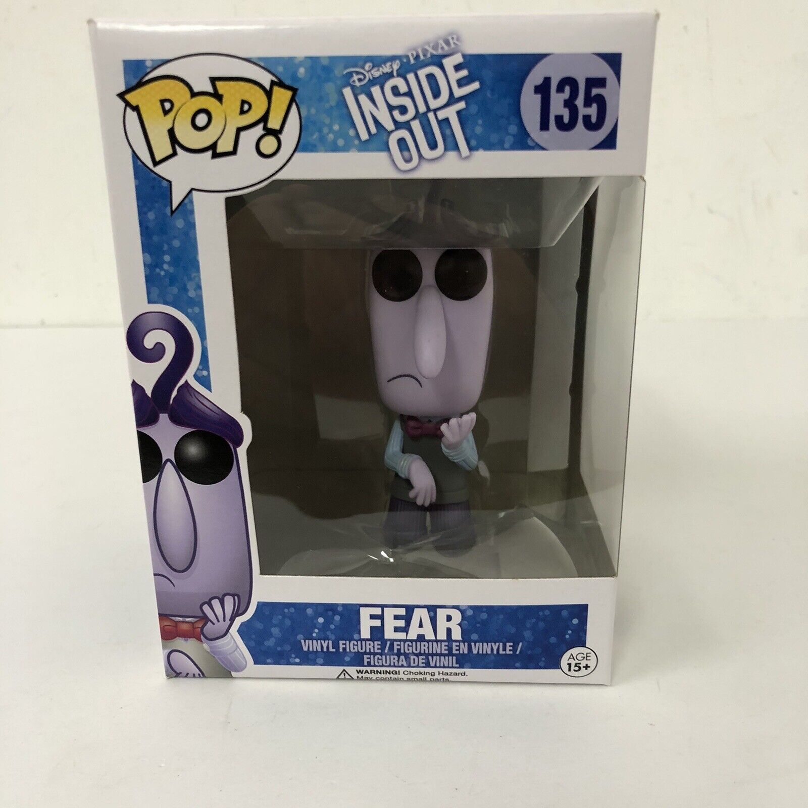 Funko Pop Disney Pixar Inside Out Fear #135 Vaulted New