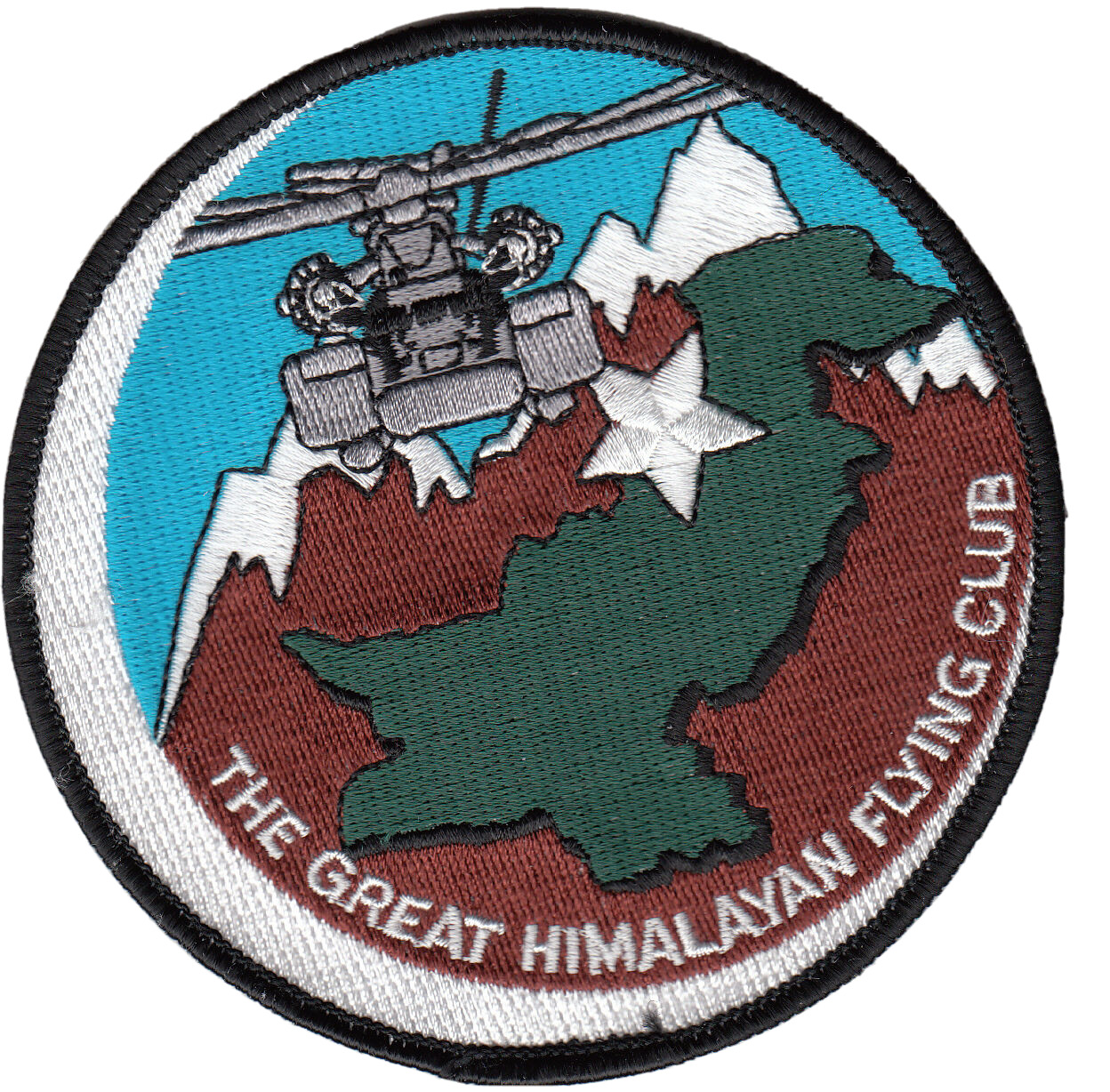 HM-14 THE GREAT HIMALAYAN FLYING CLUB PATCH 