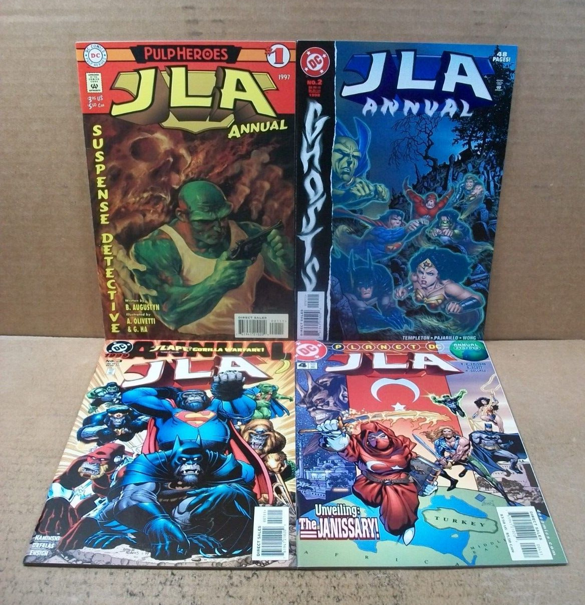 JLA Annual #1-4 Complete Set (DC Comics, 1997-2000) VF/NM