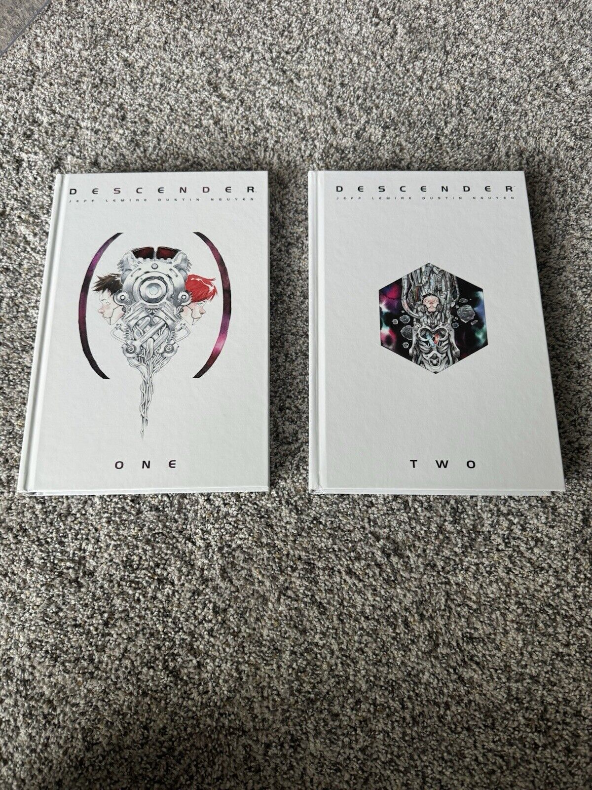Descender Deluxe Edition Hardcover Volume 1 and 2.  DCBS. Lemire. Image Comics.