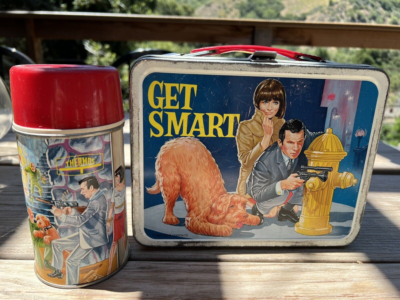 1966 Get Smart Spy Lunch Box & Thermos Vintage