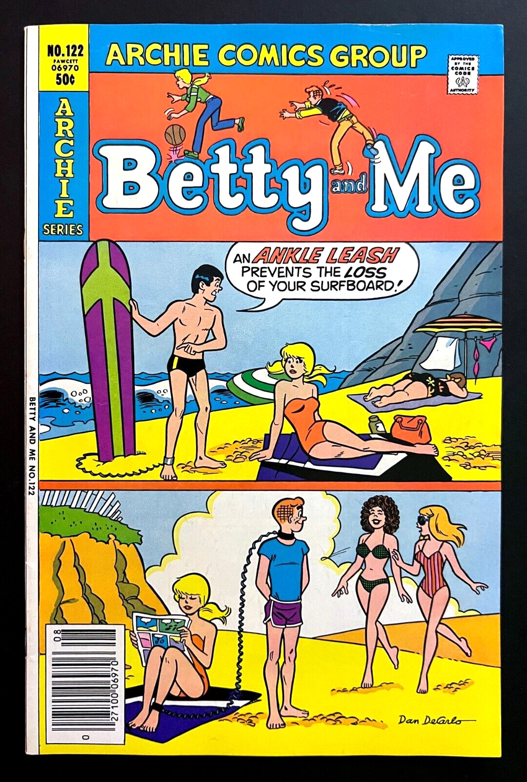 BETTY AND ME #122 Bondage Bikini Beach Innuendo Cover Archie Comics 1981