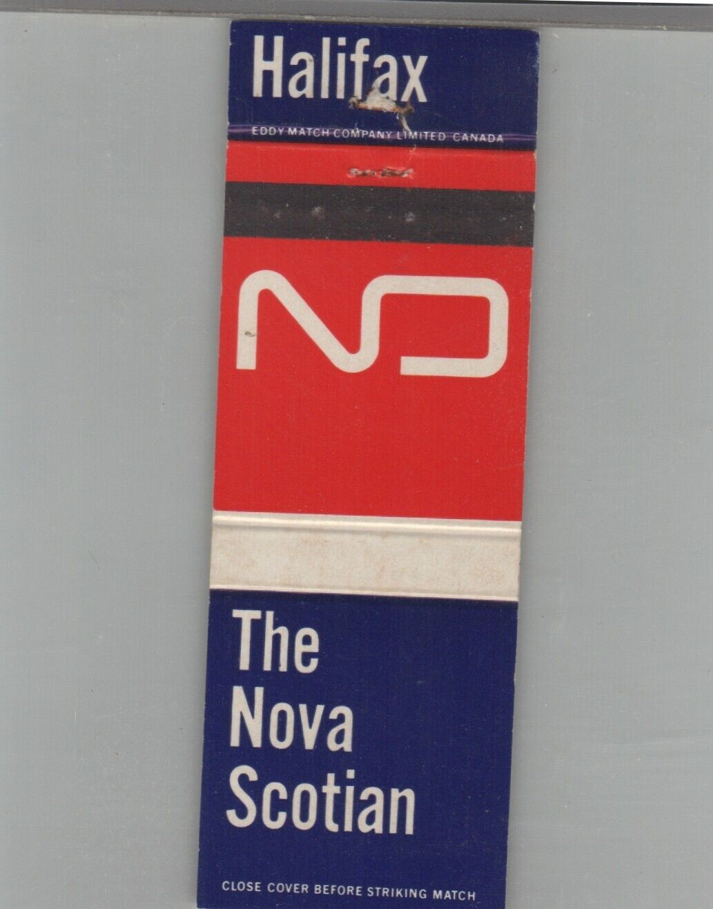 Matchbook Cover - Railroad Canadian National Railway The Nova Scotian