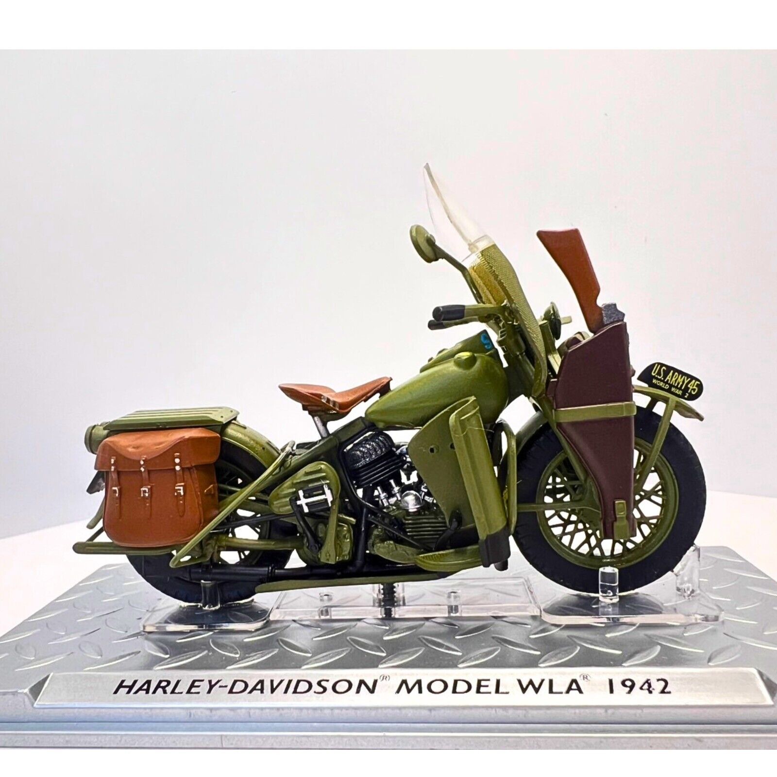 1942 HARLEY-DAVIDSON Motor Cycles MODEL WLA US.ARMY 45 Size 2.5 x 5 inches