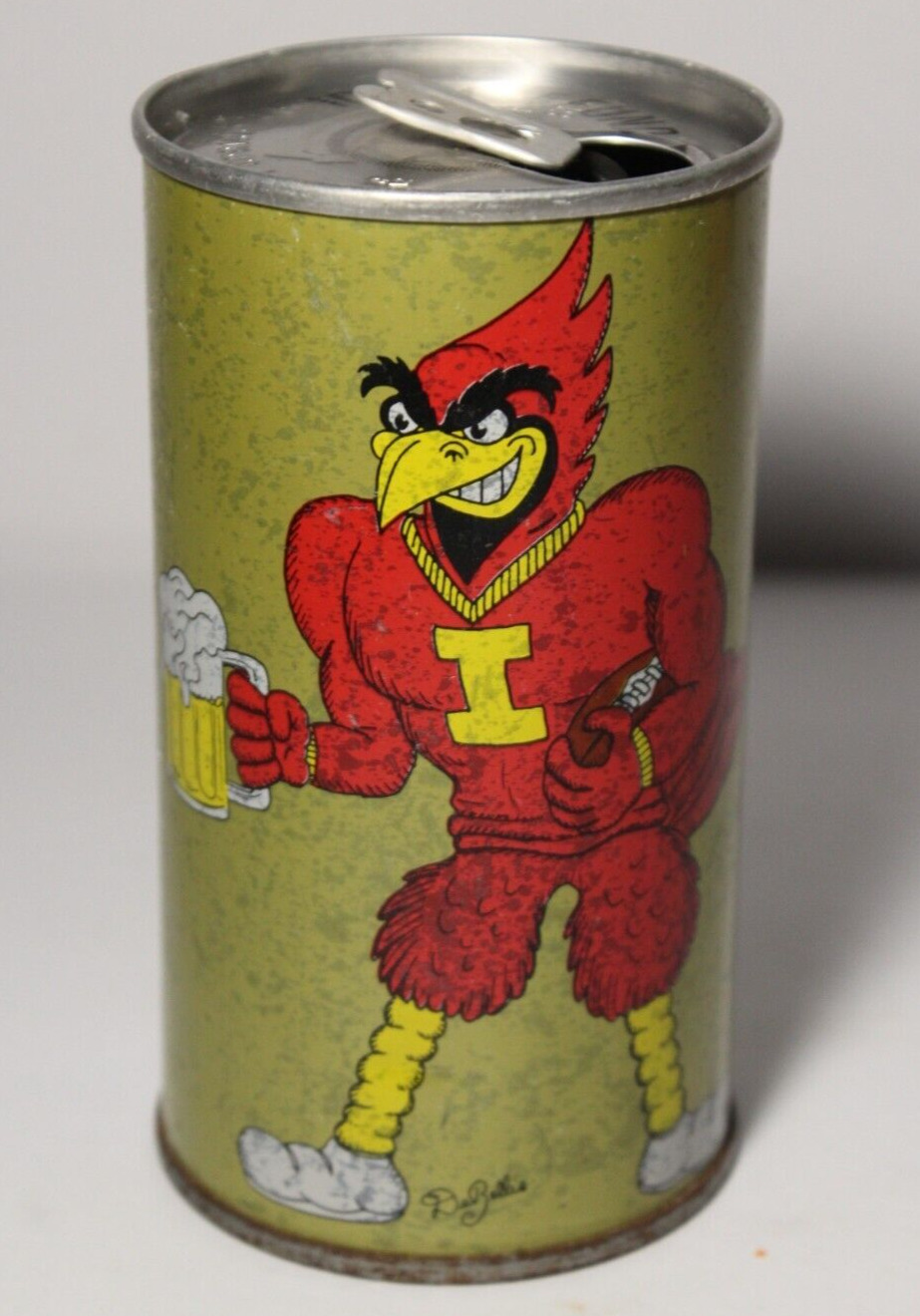 Vintage 1980 Iowa State Cyclones Beer Can Iowa State Football Iowa Beer Can USA