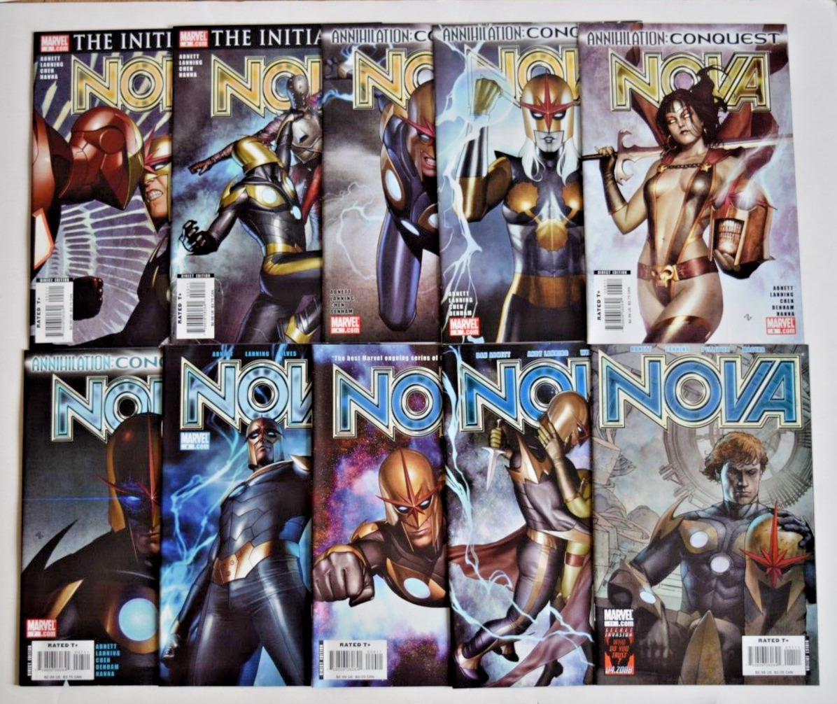 NOVA (2007) 28 ISSUE COMIC RUN #2-30 MARVEL COMICS
