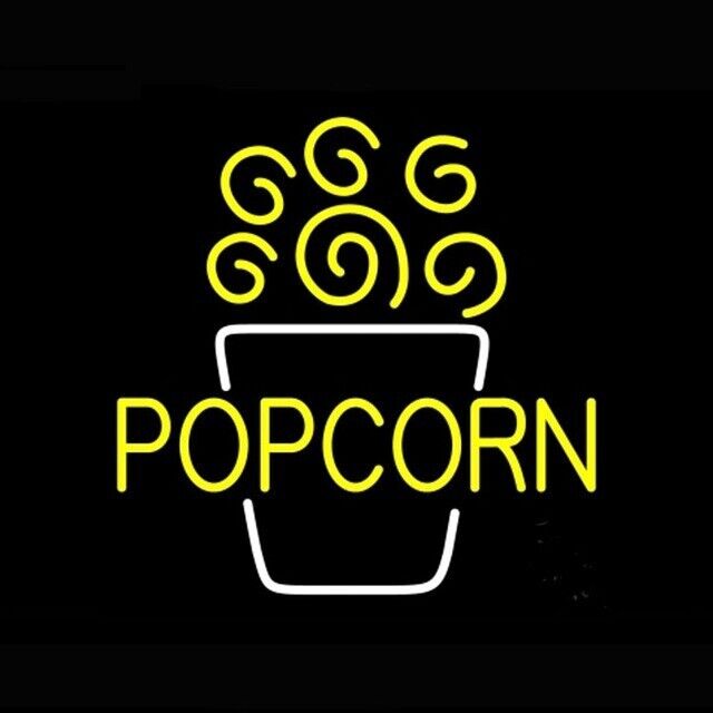 Popcorn Cinema Neon Light Sign 17\