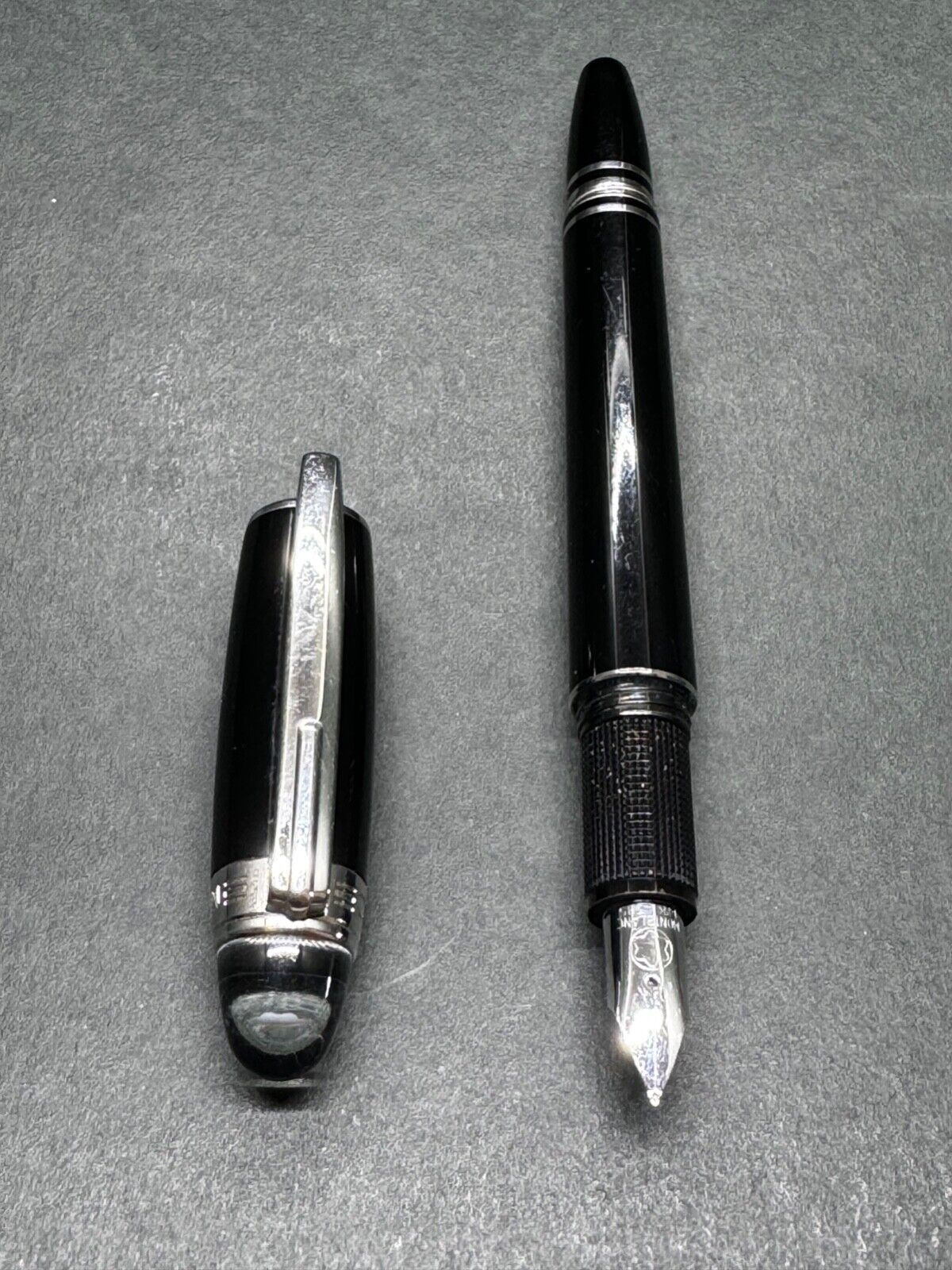 [Excellent++] MONTBLANC StarWalker Black RESIN Fountain Pen 14K 585 nib/F