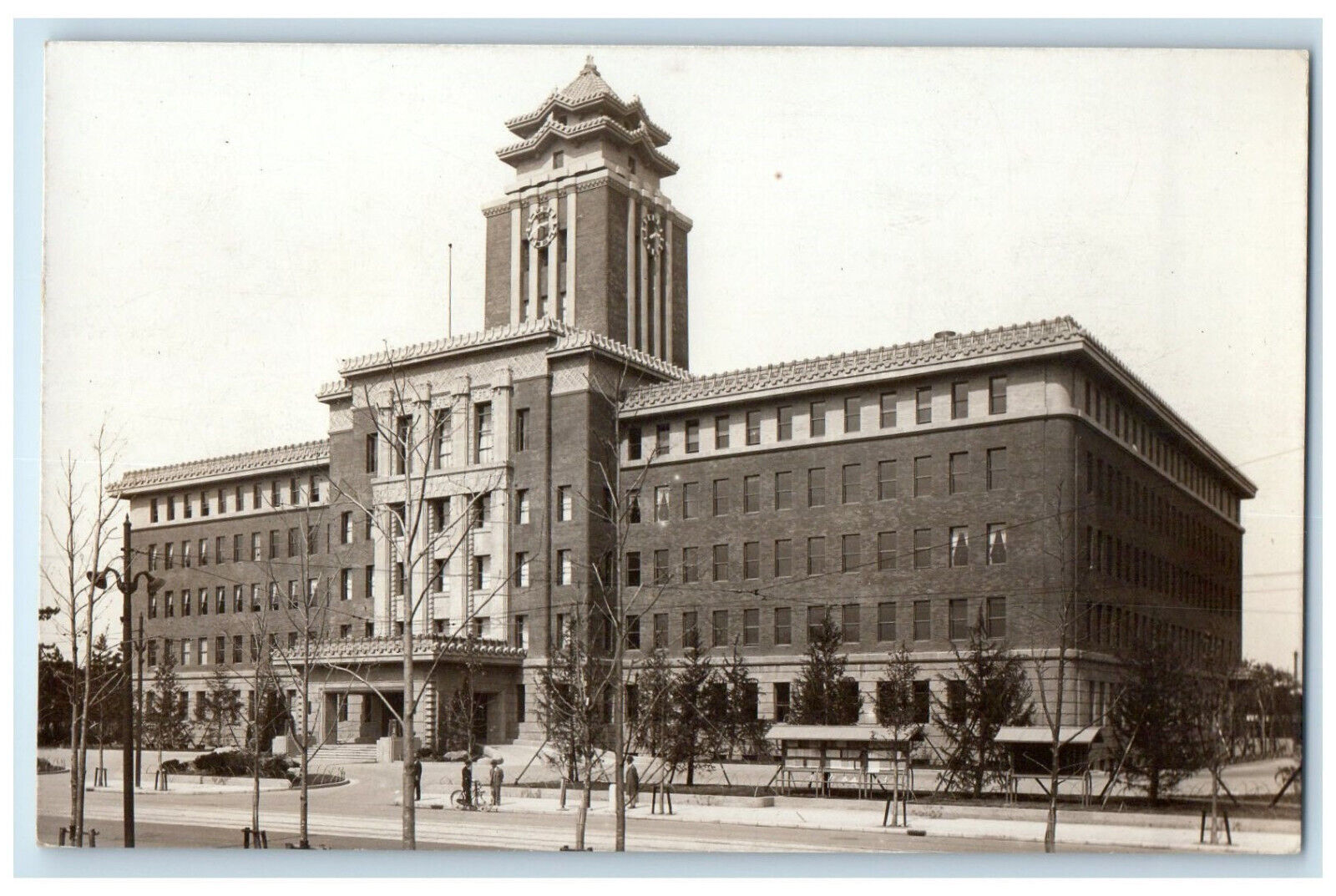 c1905 Nagoya City Hall Building Nagoya Japan Antique RPPC Photo Postcard