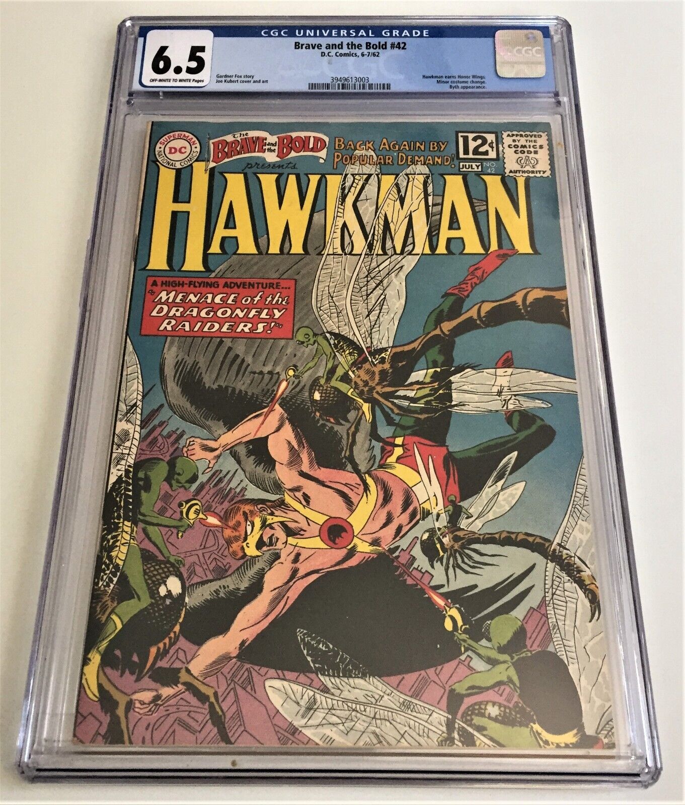 Brave and the Bold #42 CGC 6.5 Hawkman Silver Age DC  1962