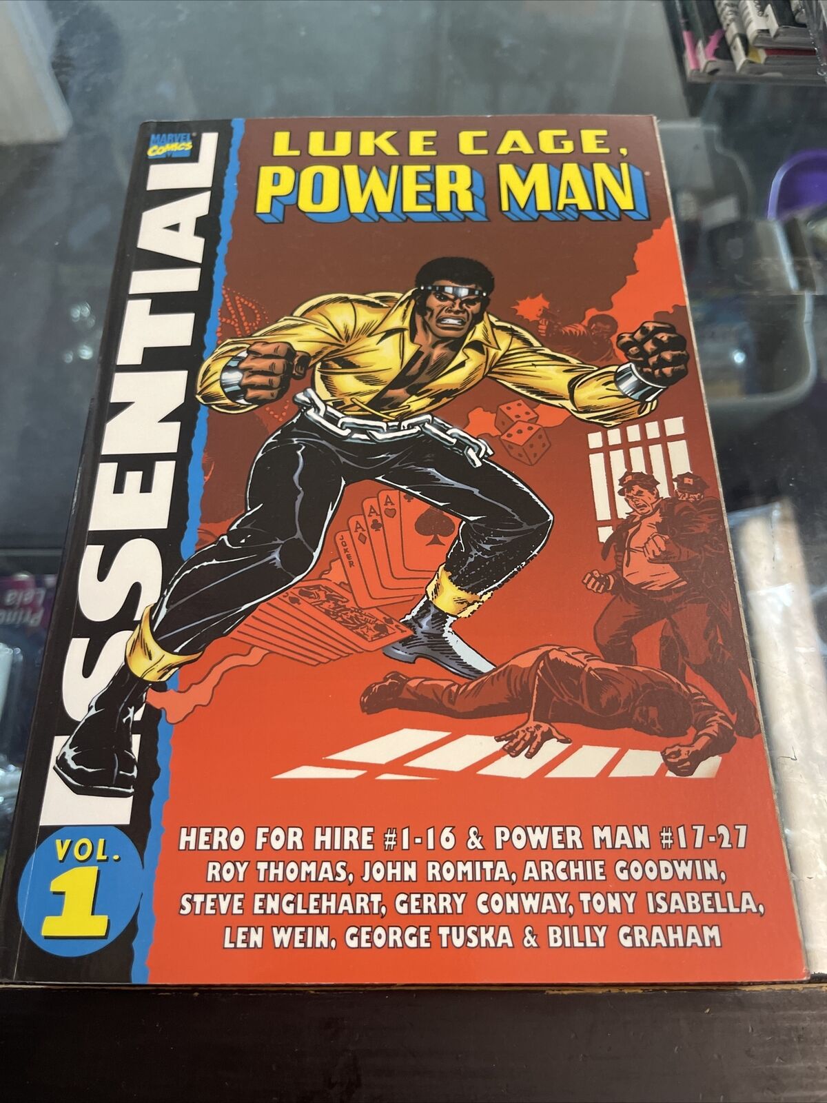 Essential Luke Cage, Power Man Trade Vol. 1, Roy Thomas￼ (1st* Printing)