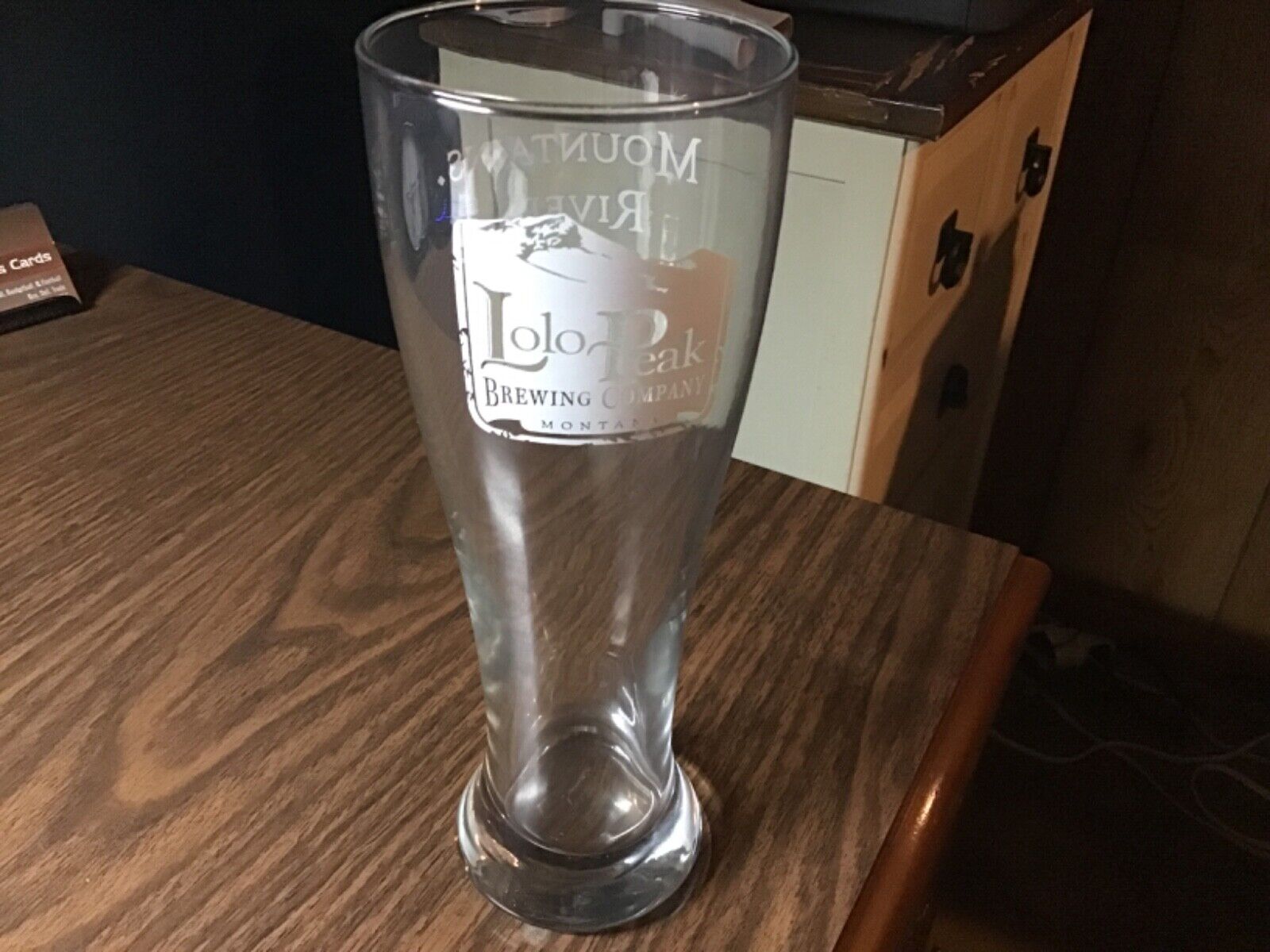 Lolo Peak Brewing Company Montana 20-24 Oz. Beer Drinking Glass