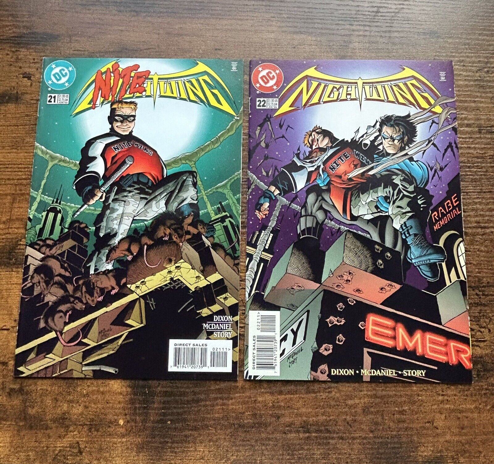 Nightwing (1996) DC - Lot Issues #21, 22, 23, 24, 25