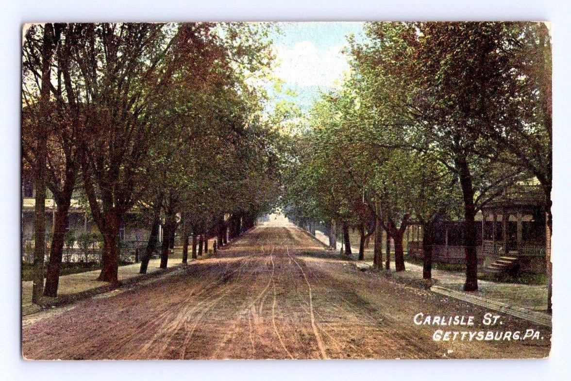 1910. GETTYSBURG, PA. CARLISLE ST. POSTCARD. JB5