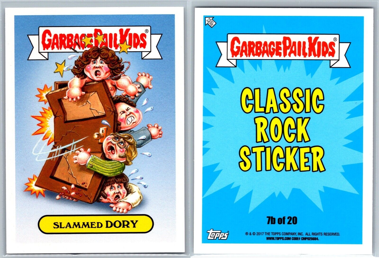 The Doors Jim Morrison Break On Through Garbage Pail Kids Spoof Card Classic