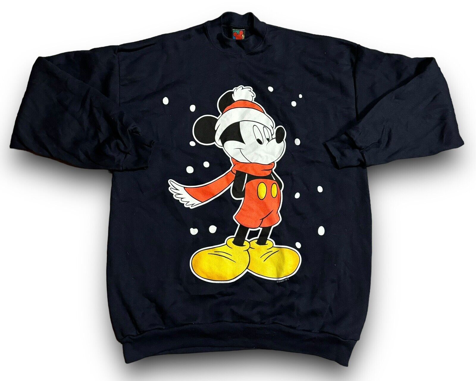Vintage Mickey Unlimited Jerry Leigh Womens Disney Sweatshirt Winter Holiday XL