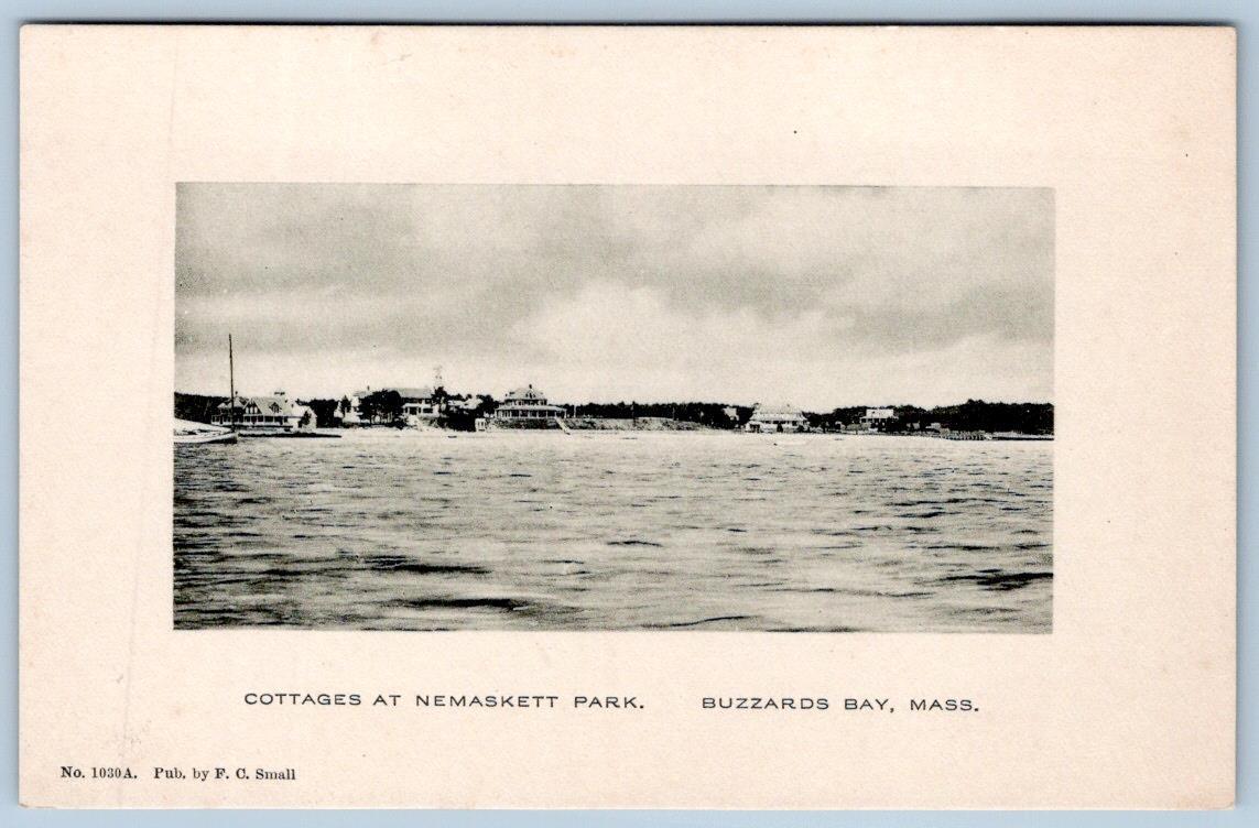 1910\'s BUZZARD\'S BAY MA COTTAGES AT NEMASKETT PARK F C SMALL ALBERTYPE POSTCARD