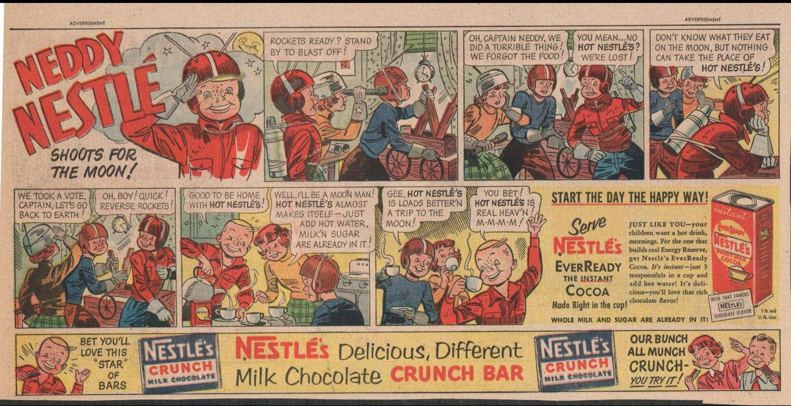 1950\'s Nestle\'s Crunch Candy Bar \