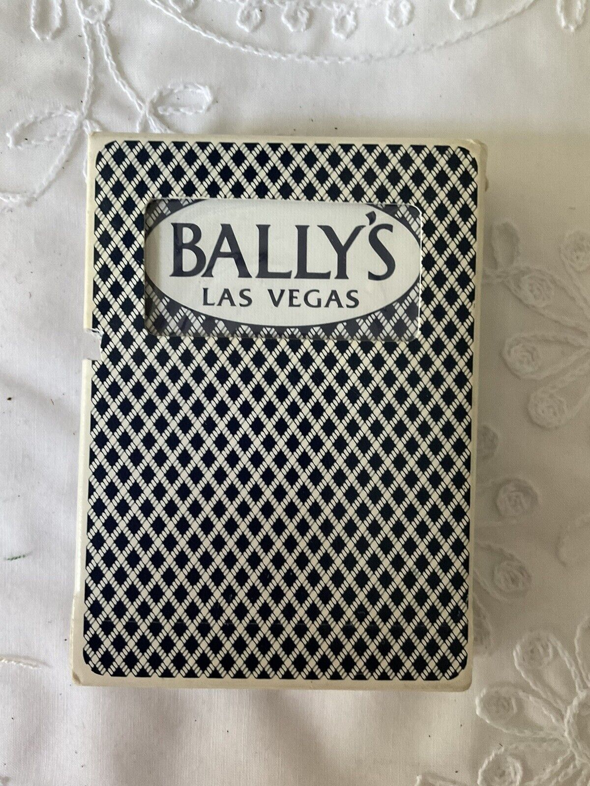 Vintage Bally's Casino Playing Cards Las Vegas Blue Dealers Has Gold Seal Used