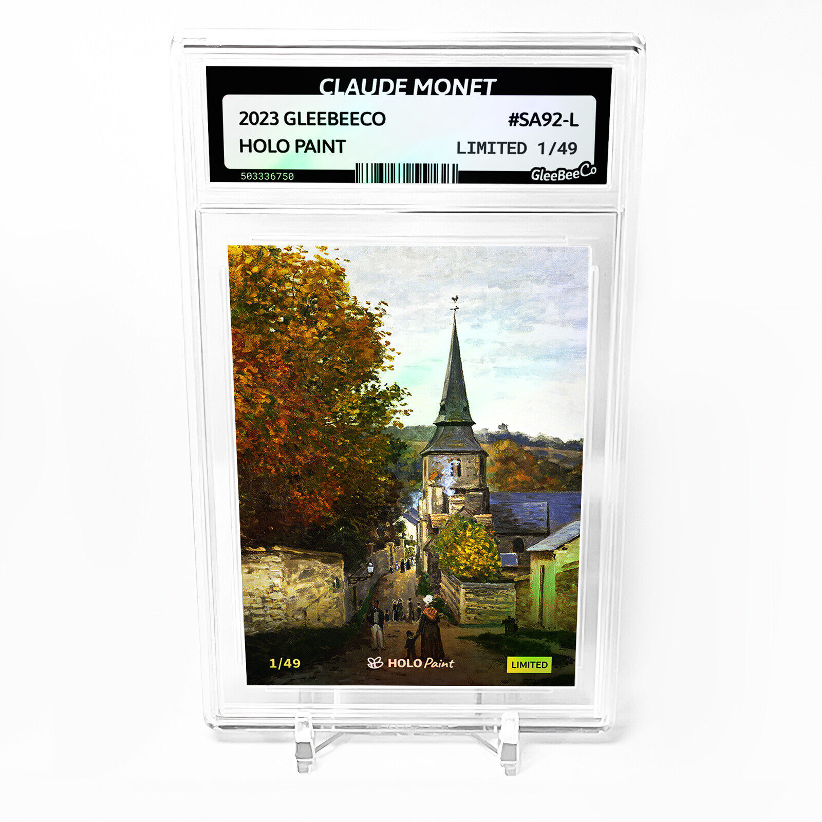 STREET IN SAINTE-ADRESSE 2023 GleeBeeCo Card Claude Monet Holo #SA92-L /49