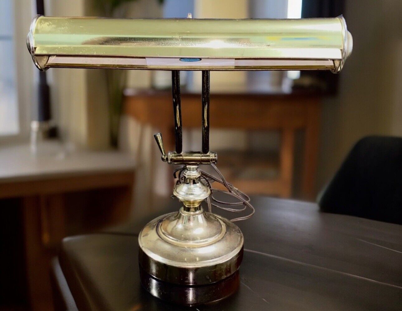 Vintage 1950s Boston Harbor Brass Table Lamp Vintage Brass Lamp
