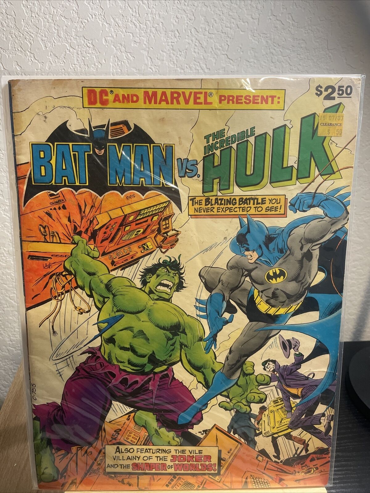 BATMAN VS. HULK (DC/Marvel, 1981) Treasury Sized