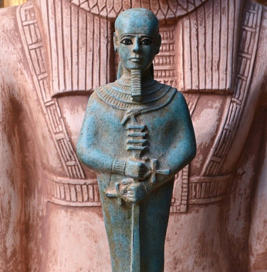 UNIQUE Ancient Antique Of Pharaonic Heavy Statue Of Ptah God Of Craftsmen Bc