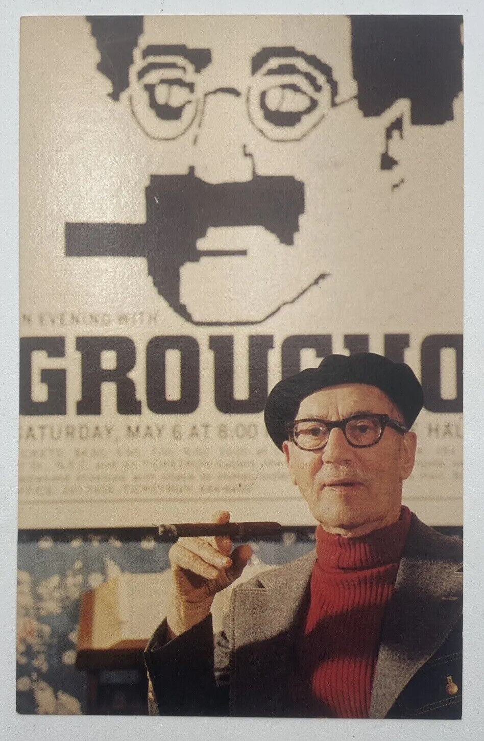 Postcard Groucho Marx Celebrity